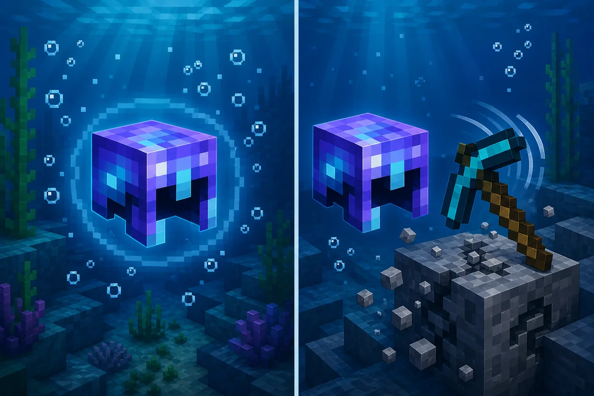 Editorial comparison of Respiration breathing time and Aqua Affinity underwater mining for a voxel helmet